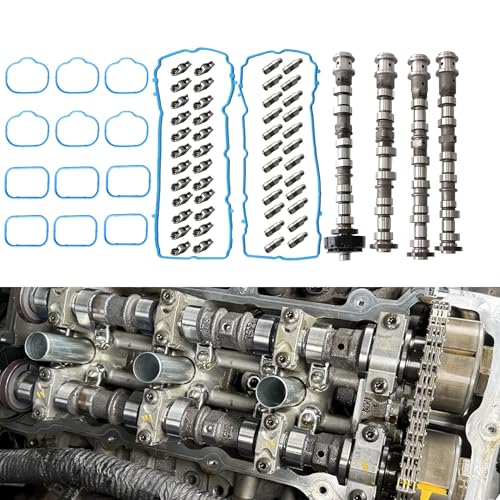 Image of AUCERAMIC Engine Camshafts Rockers Arm Lifters Kit for Dodge Jeep Ram 3.6L
