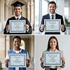 PaperDirect Traditional Parchment Certificates,100 Sheets of 28lb Blue Paper, 812 x 11, Blue Border, Perfect for Awards, Students, Employees, Volunteers, Course Completion, Diplomas