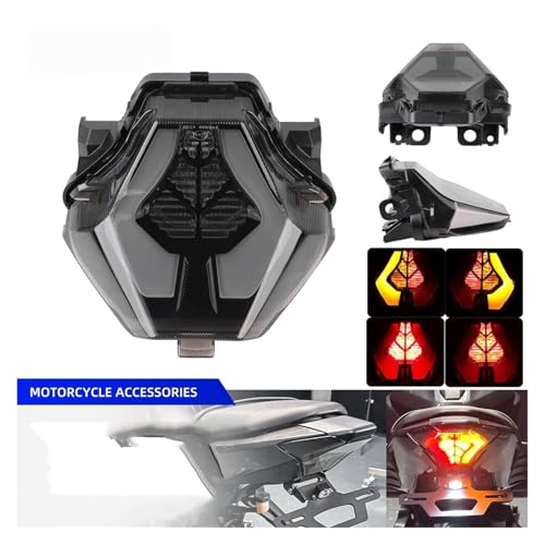 Luz trasera de freno para Yamaha MT-07 2014-2017 e intermitentes integrados 3
