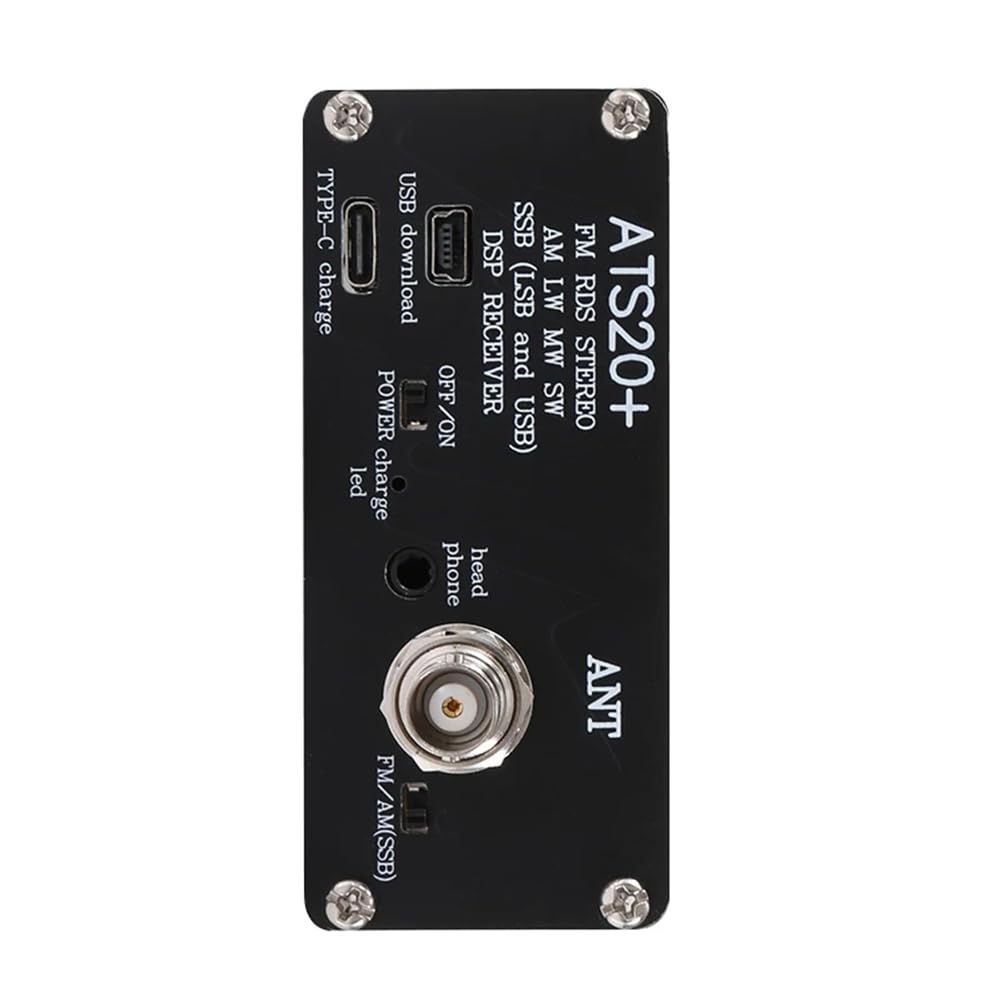 Récepteur Radio SDR ATS-20+ Plus V2 SI4732 avec Écran OLED FM AM SW SSB Rechargeable par USB