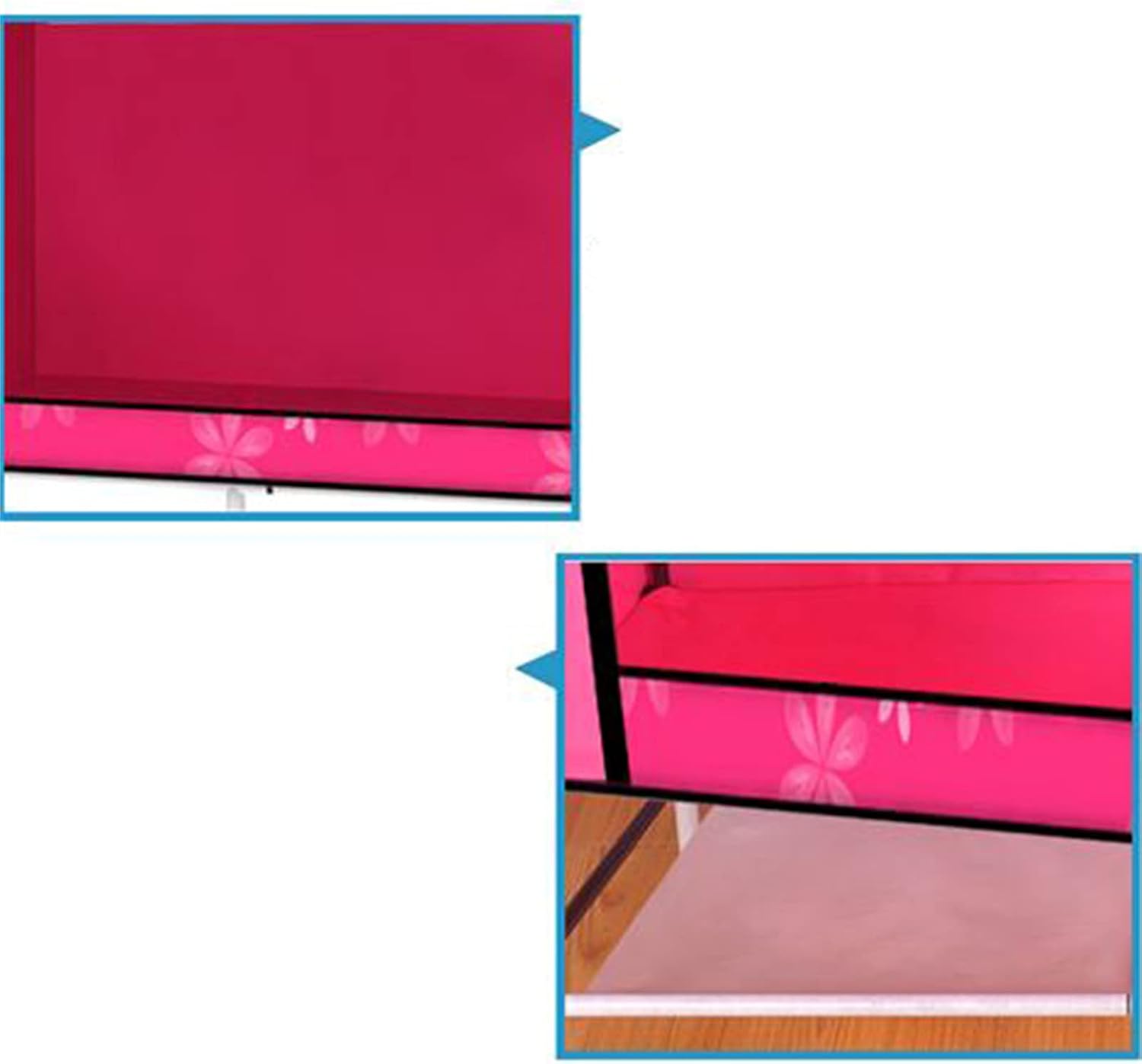 Individual Cupboard, Portable Fabric Wardrobe Bedroom Furniture Detached Wardrobe Clothes Storage Hanging Rail 150 * 45 * 70CM(Size:150 * 45 * 70CM,Color:E) (B 150 * 45 * 70CM)