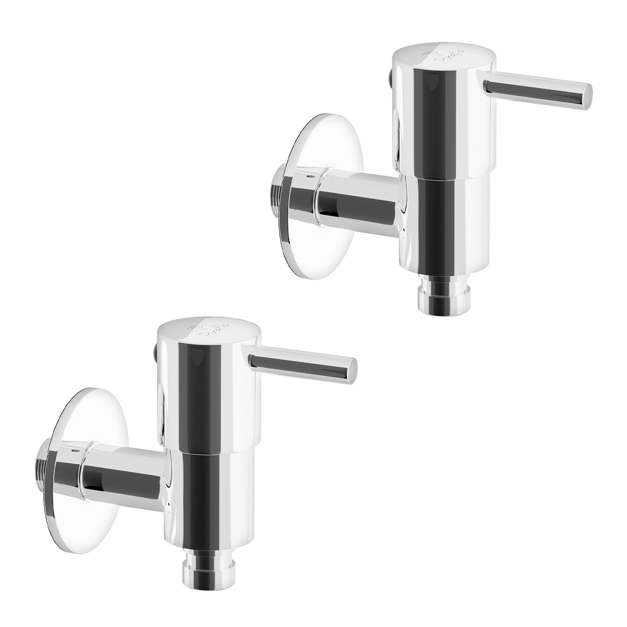 Pixaflo Brass Washing Machine Bib Tap with Wall Flange | Chrome | Combo Pack of 2 (Florent)-picture-15