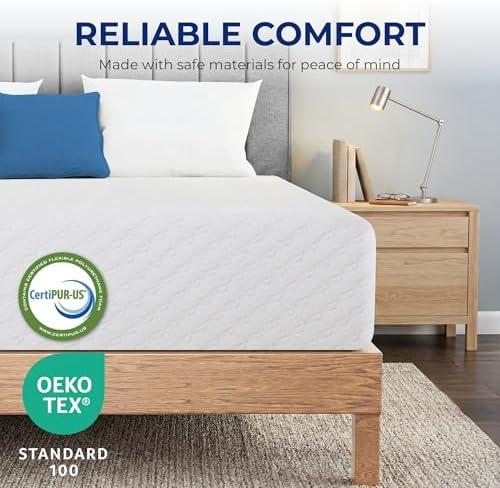 Neo Sleep Twin 8 Inch Cooling Gel Memory Foam Mattress Pressure Relief — view 6