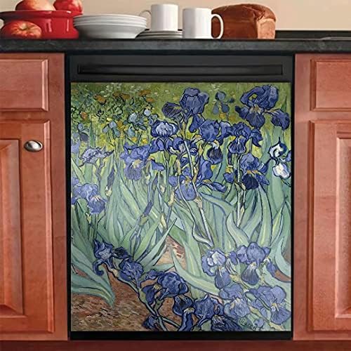 JUMBEAR Watercolor Floral Dishwasher Cover