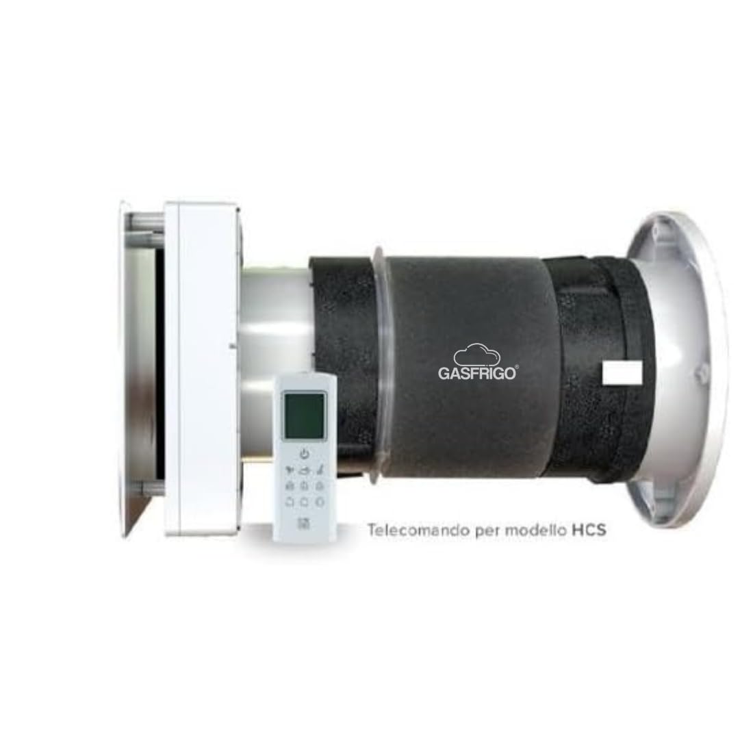 12437 HRW40 MONO EVO HCS recuperatore di calore, Ø160, ventilazione meccanica controllata con controllo umidità vmc modalità automatiche