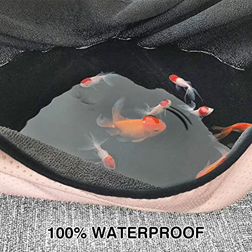 Image of Leader Accessories 2pcs Grey Waterproof Towel Auto Car Seat Cover Protector Machine Washable - Fit Yoga Running Crossfit Athletes Beach Swimming Outdoor Sports