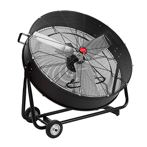 Oemtools Oem24875 36 Inch Tilt Barrel Fan, Large Industrial Fan, Direct Drive Drum Fan, Black #TOP5