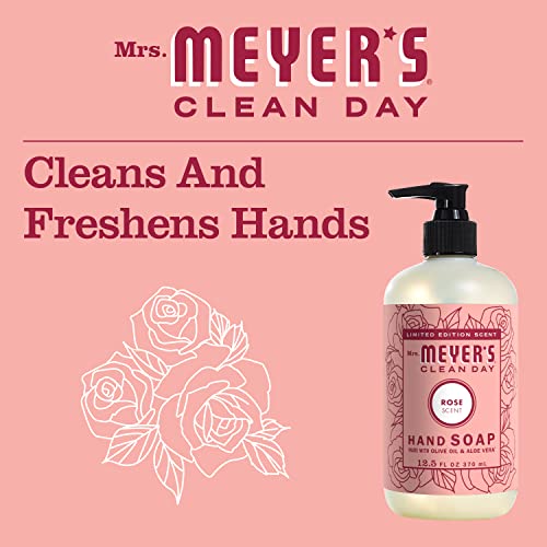 MRS. MEYER'S CLEAN DAY Liquid Hand Soap Rose (12.5 Fl Oz (Pack of 3)) - Image 6