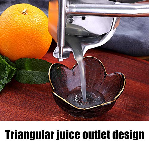 Presse agrumes presse-agrumes manuel en acier inoxydable 304 résistant aux fuites résistant à l'usure haute efficacité poignée confortable presse-agrumes accessoires de cuisine – Image 4
