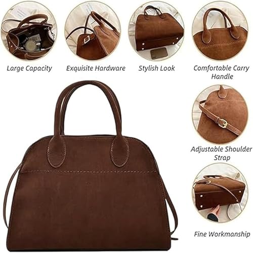 Modavo Parisian Stroll - Womens Suede Tote & Satchel Bag2