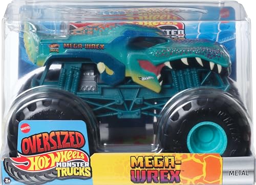 Hot Wheels Monster Trucks Oversized Mega-Wrex in 1:24 Scale - image 5