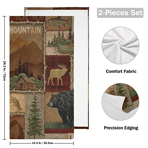 Farmhouse-Hand-Towels-for-Kitchen-Set-of-2-Maple-Leaf-Bear-Cabin-Moose-Deer-Country-Style-Decorative-Bath-Hand-Towel-Soft-Highly-Absorbent-Towel-for-Bathroom-Kitchen-Dish-Spa-Yoga-144×283 Farmhouse Hand Towels for Kitchen Set of 2 Maple Leaf Bear Cabin Moose Deer Country Style Decorative Bath Hand Towel Soft Highly Absorbent Towel for Bathroom Kitchen Dish Spa Yoga 144×283