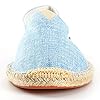 Kentti Men's Canvas Classic Flat Espadrilles Light Blue 10 UK #2