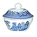 Churchill Fina loza de China cubierto azucarera 5.5" azul Willow