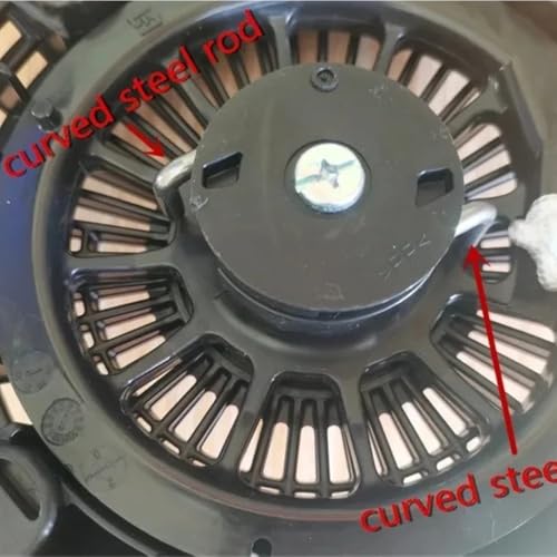 Arranque de retroceso para motor EX27 EX30 de 9.0HP con varilla de acero curvada y copa 3