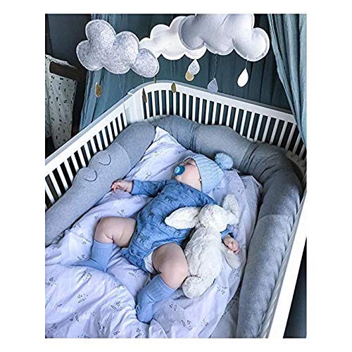 Krokodil Bed Bumper voor peuters - Zachte Baby Bed Rails Wieg Bumper Pad Kids Kinderkamer Cradle Beddengoed Decor Grote Knuffelkussen Slaapspeelgoed