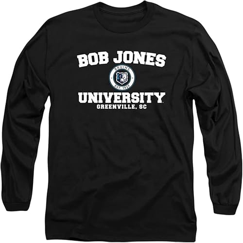 Miniatura 3 de Bob Jones University Official Circle Logo Unisex Adult Long-Sleeve T Shirt