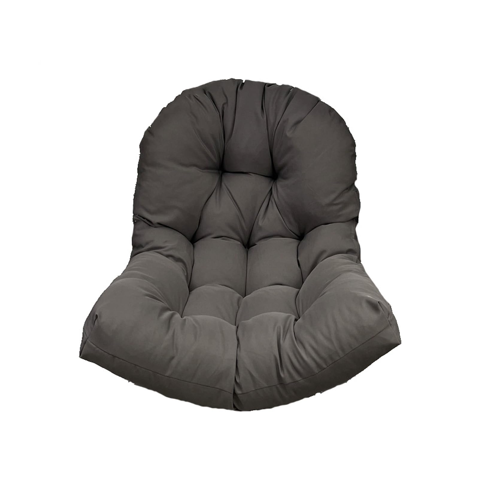 Coussin de chaise pour panier suspendu, imperméable et doux, pour intérieur et extérieur, confortable et respirant - Pour jardin, terrasse, maison (gris foncé, 80 x 120 cm)