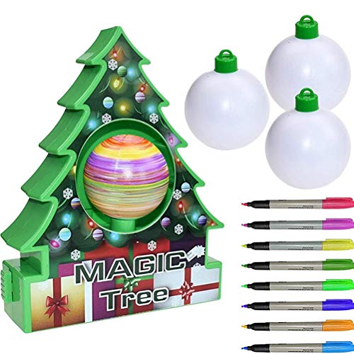 KENANLAN Bricolage Arbre De Noël Peinture Boule Jouet Kit Cover