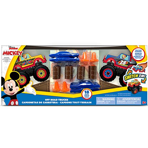 Mickey Jeu de 18 pièces Monster Truck hors route cadeau anniversaire parfait