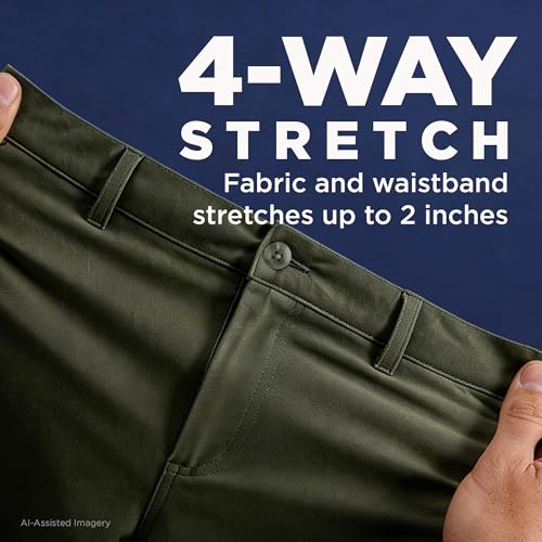 Image of Haggar Sport Men's Travel Performance Pant, Straight Fit