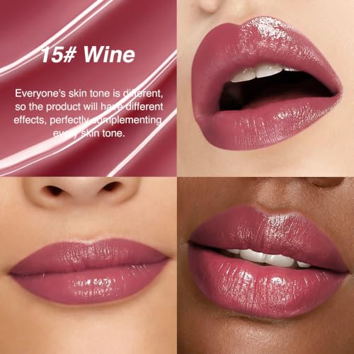 Image of evpct Wine Honey Lipstick Moisturizing Tinted Lip Balm for Older Women