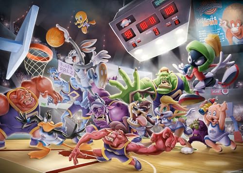 Ravensburger - Puzzle : Space Jam, Puzzle 1000 Pièces, Puzzles pour Adultes, Puzzle 1000 Pièces Adultes, Colle Puzzle pour Encadrer Puzzles, Puzzles Adultes et Enfants, Loisirs Adultes