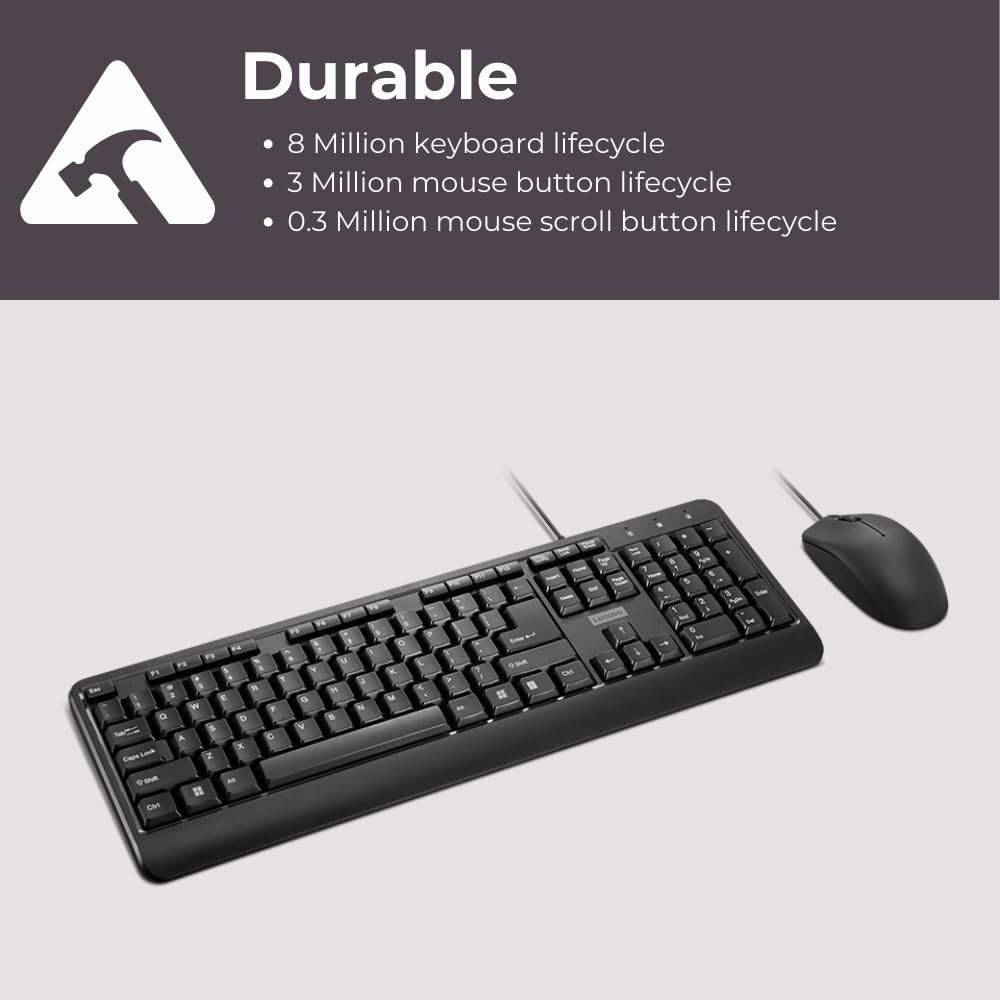 Lenovo 160 Klawiatura i mysz przewodowa Combo