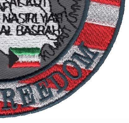 Patch Operazione Iraqi Freedom Patch Veterano Operazione Iraqi Freedom OIF - Con Nastri, Marca ST, Nuovo Patch Militare Con Nastri