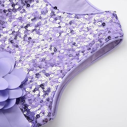 JerrisAppareel Girls Light up Dress Rainbow Sleeveless Dresses Birthday Party Pageant4