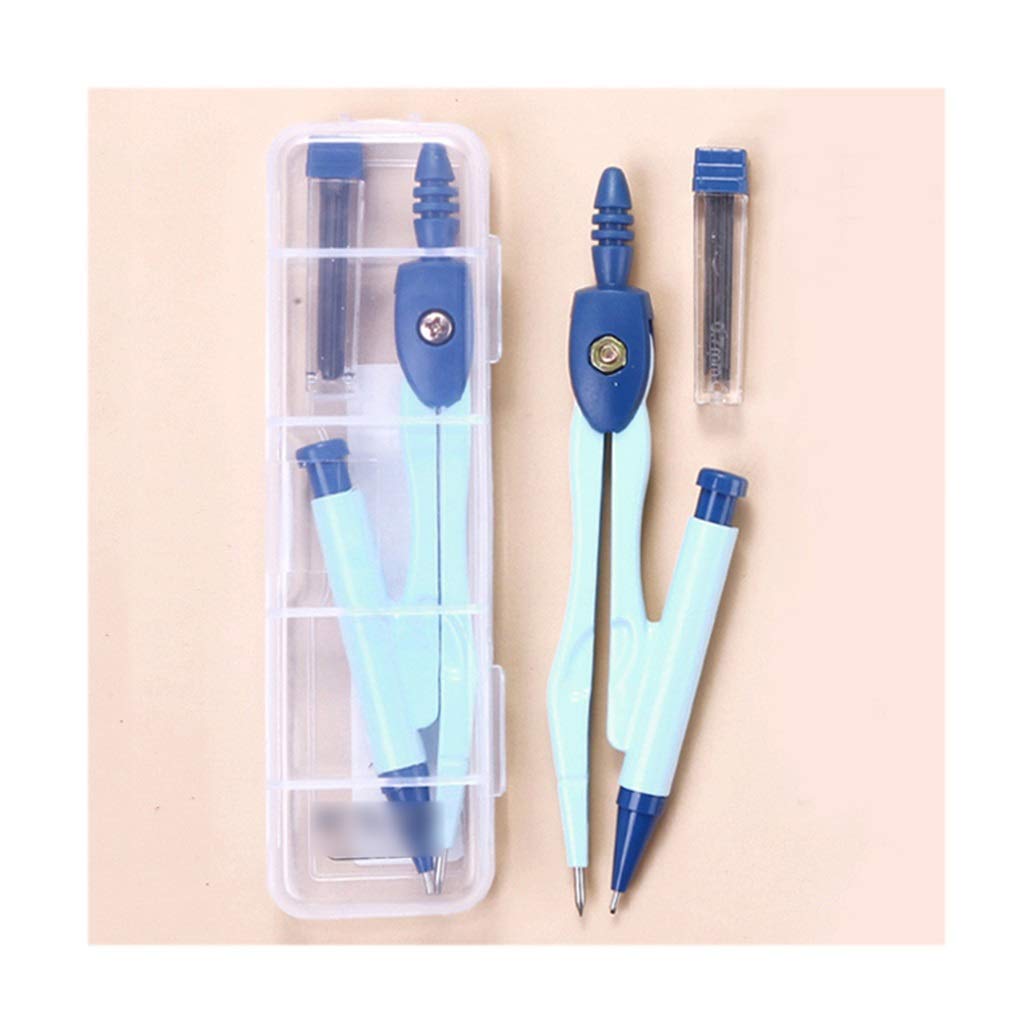 Compasso Semplice Per Studenti, Forniture Per Lo Studio, Grazioso Compasso Ad Arco Con 1 Confezione Di Mina Per Matita Meccanica, Kit Di Matematica E Geometria, Set Di Strumenti Di Misurazione, Rosa
