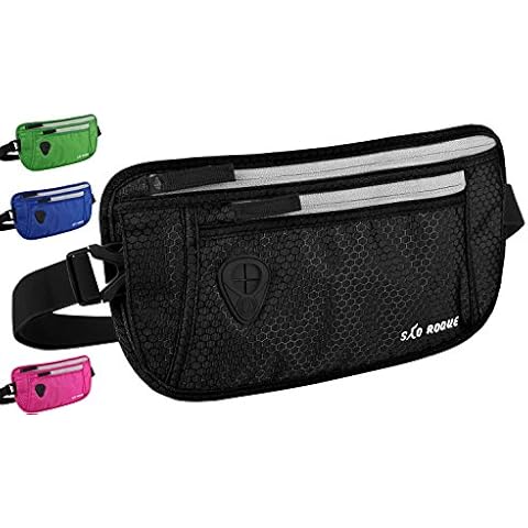 SAO ROQUE Riñonera Viaje Antirrobo RFID Negro Cover