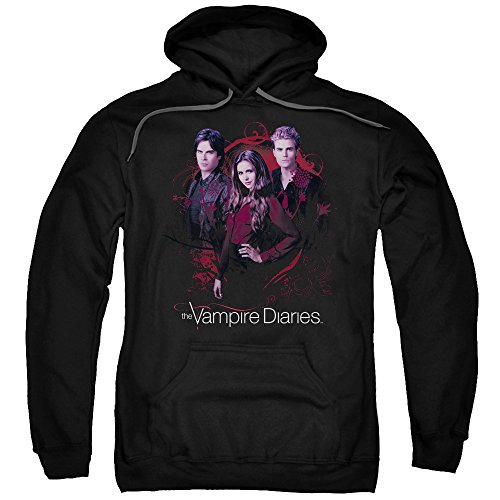 Vampire Diaries Company Of Three Officially Licensed Adult Pullover Hoodie