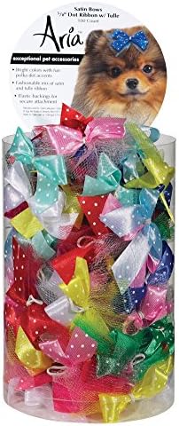 tulle dog bows