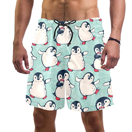 Short de plage pingouins dansants JDEZ pour vos vacances d'été
