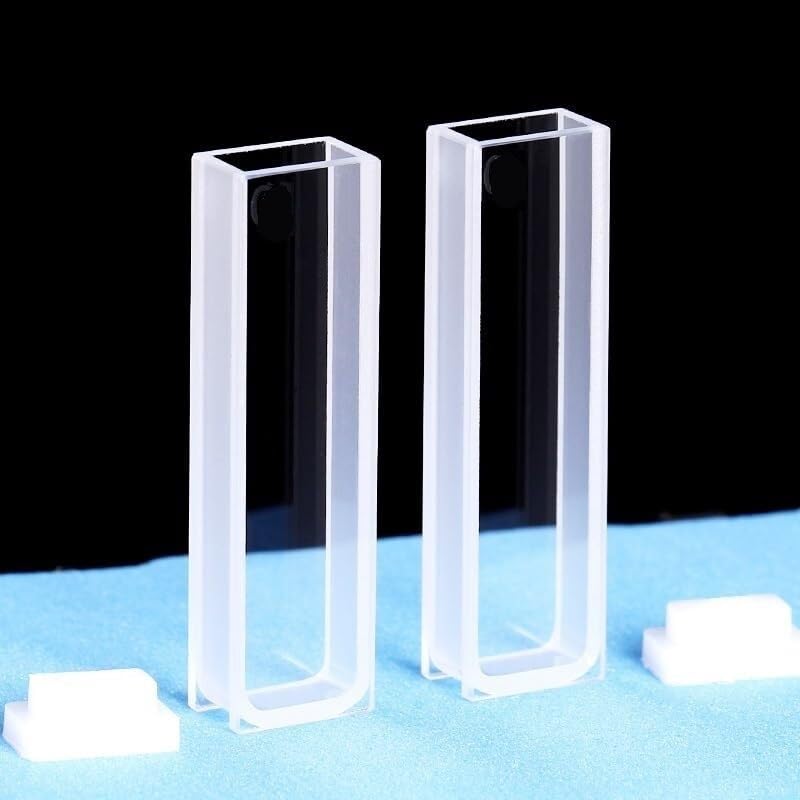 Celdas de cuarzo para espectrofotómetro de 5 mm longitud JGS1 en pack de 2