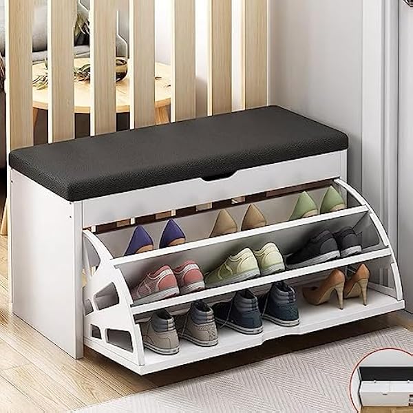 Scarpiera ribalta Scarpiera moderna estraibile Scarpiera con 1 Ante a Ribalta Scarpiera Salvaspazio Slim Scarpiera da Ingresso per Ingresso Camera da letto Soggiorno Appartamento. ( Color : Warm white