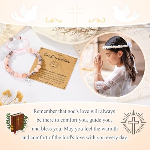 UNGENT THEM Cross Bracelet Confirmation Gifts for Teenage Teen Girls4