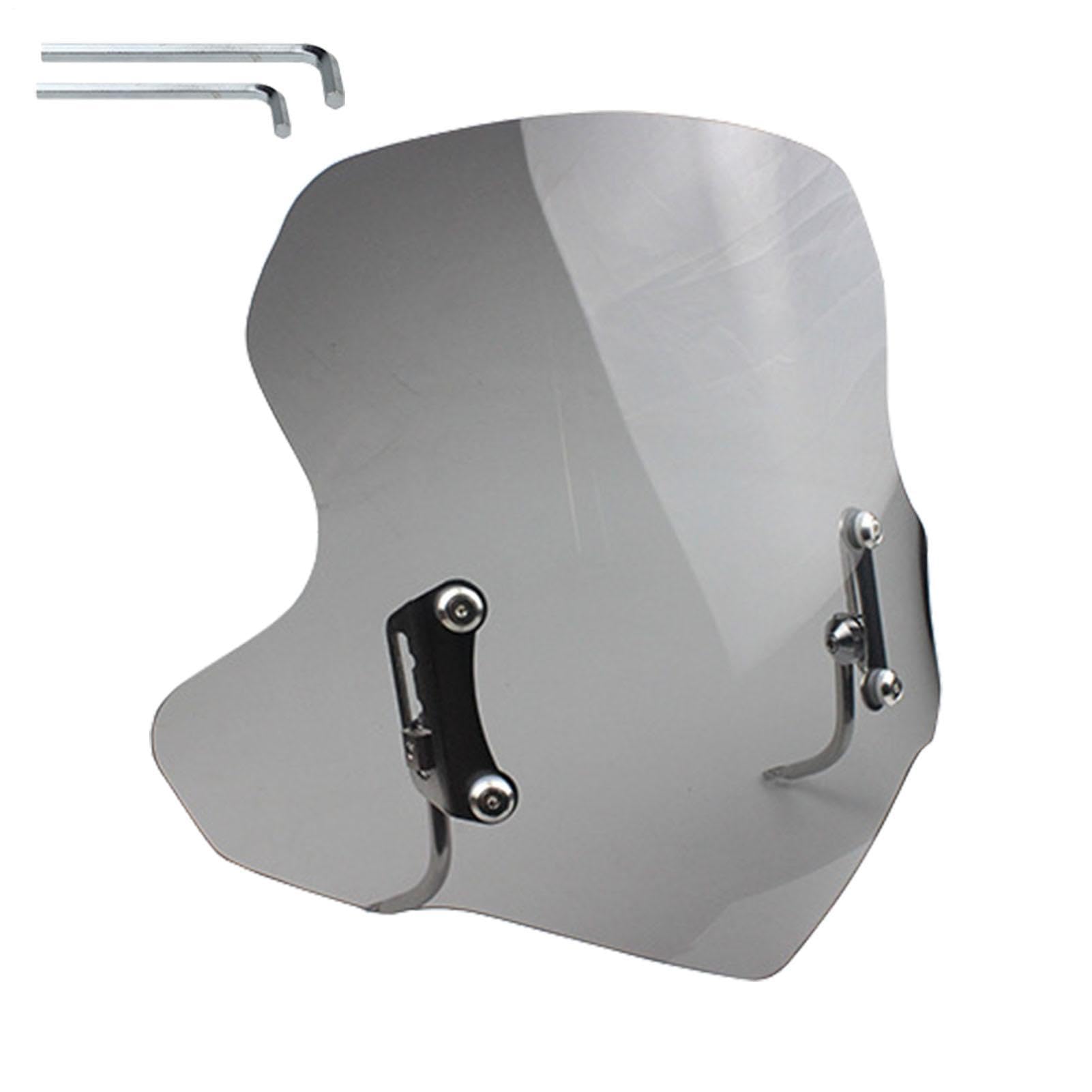 Parabrezza per scooter, parabrezza per moto Parabrezza ispessito | Scooter Elegante parabrezza addensato per moto per scooter Guida sicura Riduci la velocità del p