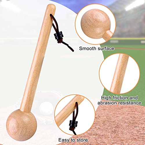 Baseball Glove Mallet For Glove: 8 Pieces Baseball Glove Break In Kit, Glove Break In Kit With Glove Mallet, Tail String, Glove Strap, Buckle And Luminous Ball, Baseball Mallet Kit For Baseball Glove #TOP3