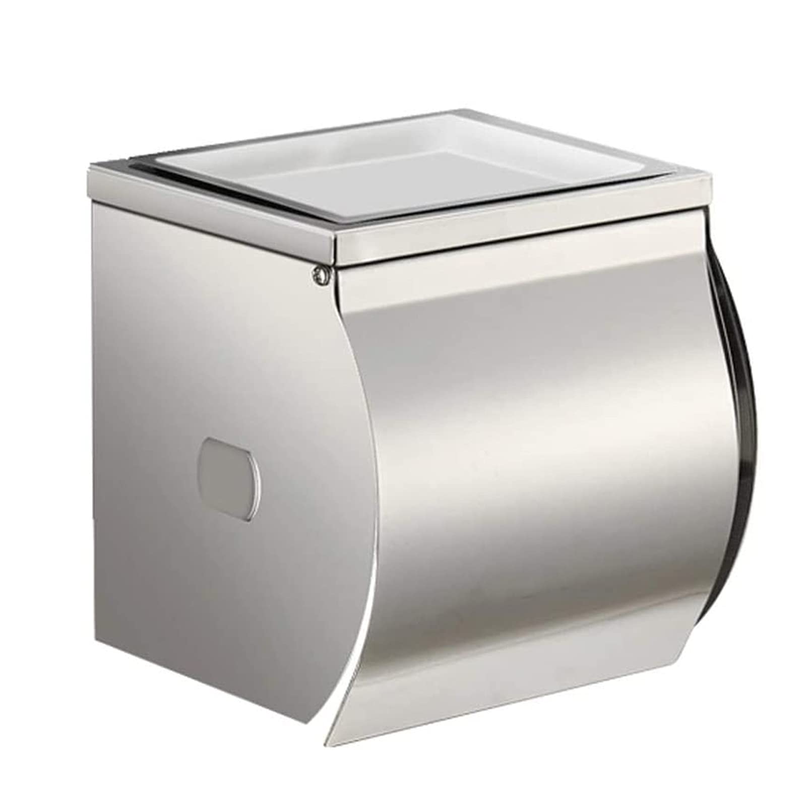 Porte Papier Toilette,Double Porte-papier Hygiénique Avec étagère,acier