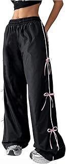 High-Waist Korean Baggy Pants | Oversized Wide-Leg Cargo Trousers | Loose-Fit Parachute Pants for Casual Wear | Trendy Com Price In India