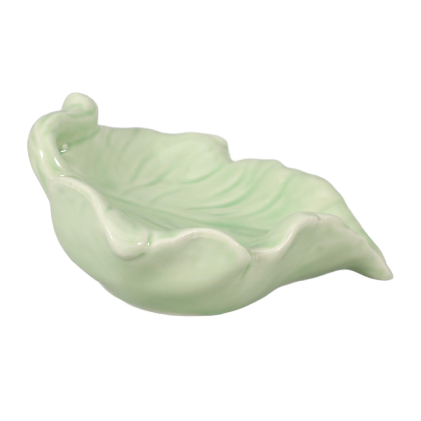 MAGICLULU Lot De 2 Porte- Auto-drainants en Céramique Motif Feuilles Rouille pour