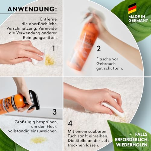 PetStandard Enzymreiniger – Geruchsentferner & Fleckenentferner für Katzenurin & Hundeurin 750ml | Extra Schaumkraft | Made in Germany