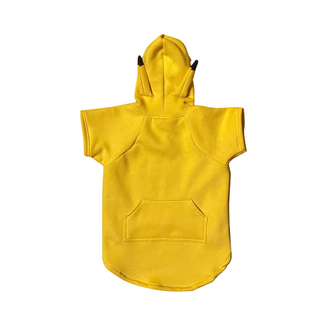 YOUR FIRST PET Cute Dog Hoodie for Winters Best for Small to Medium Size Dogs and Cats (M, Yellow) (B0CRBF8MJ9) Amazon Price History, Amazon Price Tracker