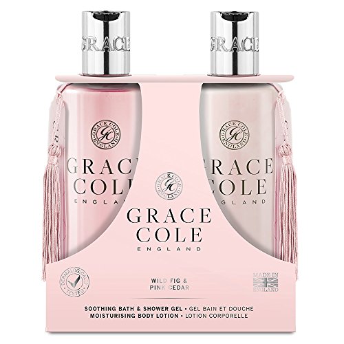 Grace Cole Wild Fig & Pink Cedar Body Care Set 2 x 300ml