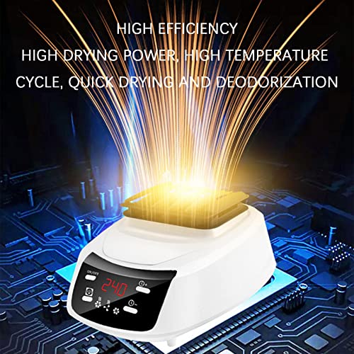 MWCBD Elektrische wasdroger, Draagbare Wasdroger Verwarming, Geluidsarme droger, 3 Tarief temperatuurregeling kleding voor Appartementen, VR, Wasserij - Image 4