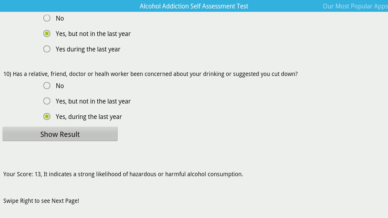 Alcohol Addiction Self Assessment Test App on Amazon Appstore