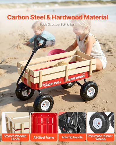 VEVOR 39 inch Pull Along Wagon