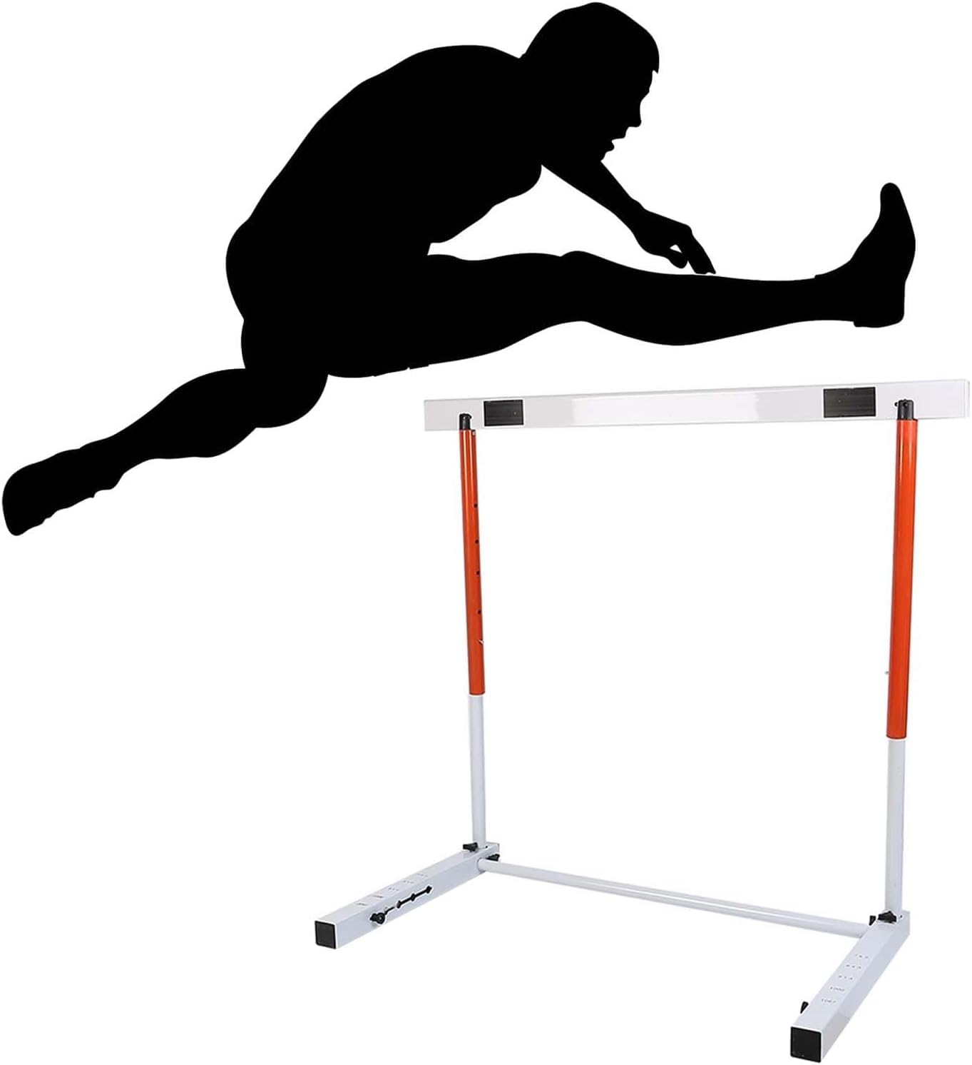 Haies d'agilité réglables en métal 30-42 cm pour piste d'athlétisme